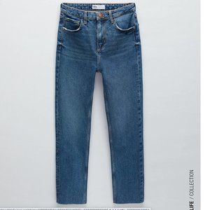 SLIM FIT HI-RISE JEANS TRF